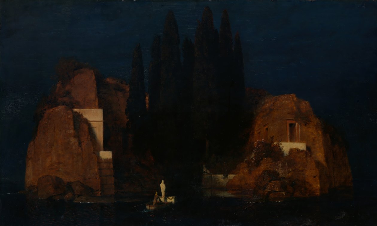 Eiland van de Doden, 1880 door Arnold Böcklin