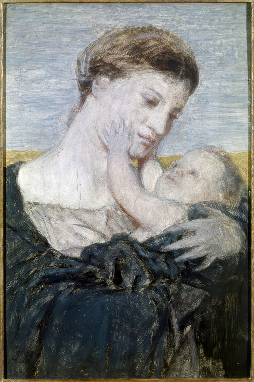 Moeder en Kind door Arnold Böcklin