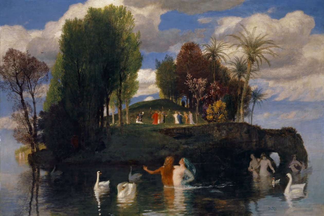 Het Eiland van het Leven, 1888 door Arnold Böcklin