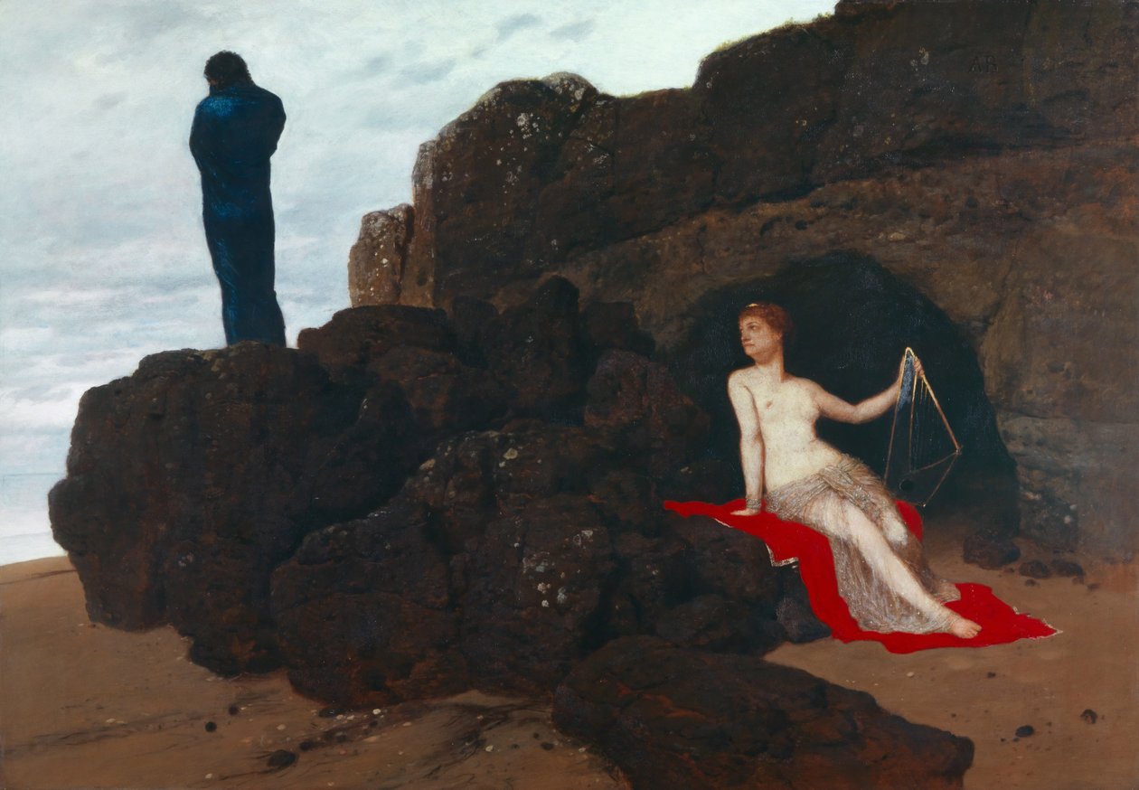 Ulysses en Calypso, 1882 door Arnold Böcklin