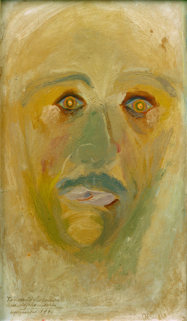 Zelfportret (Visie) door Arnold Schönberg