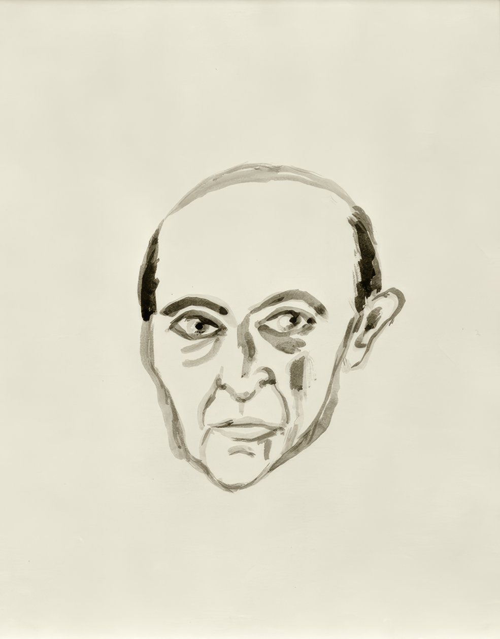 Zelfportret door Arnold Schönberg