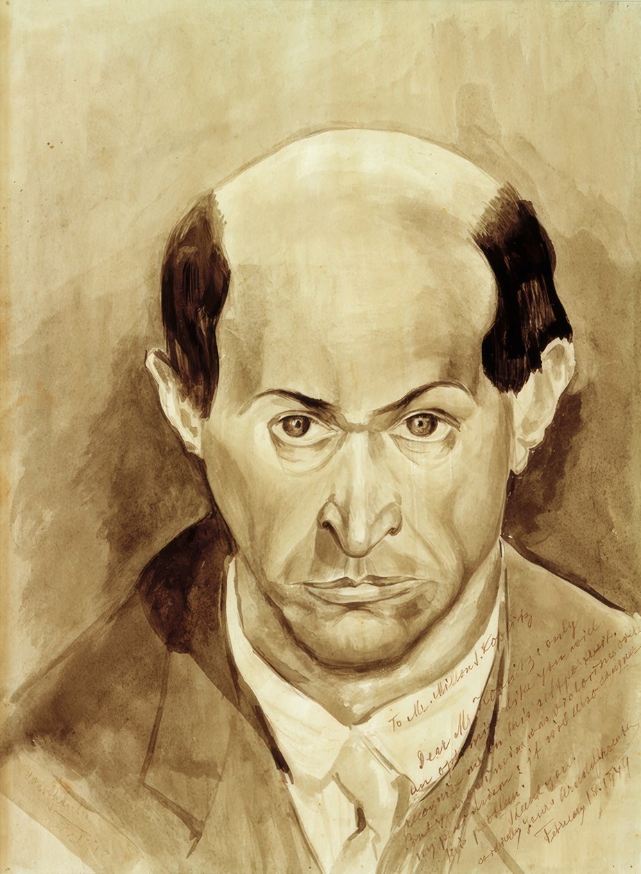 Zelfportret door Arnold Schönberg
