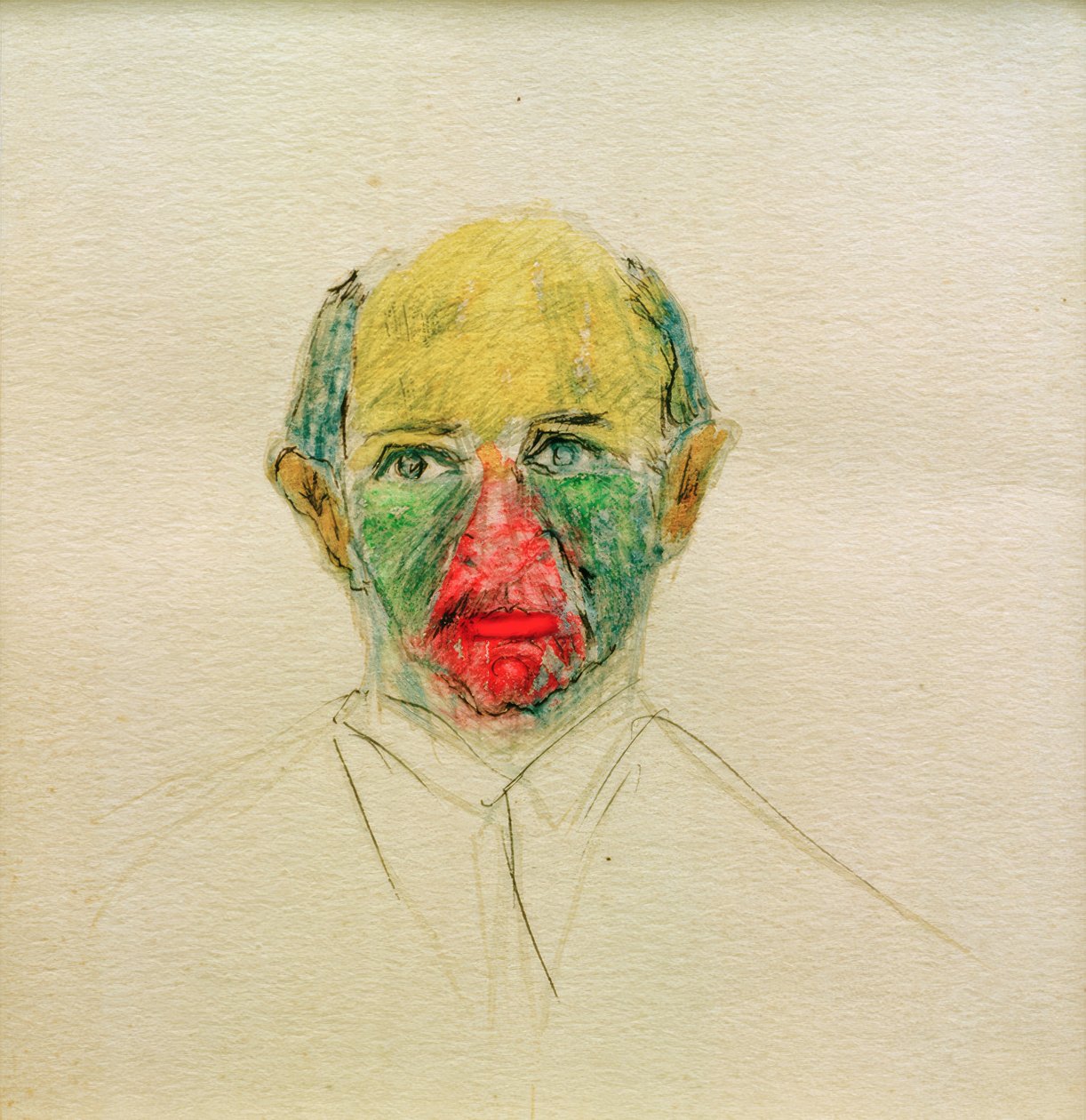 Zelfportret door Arnold Schönberg