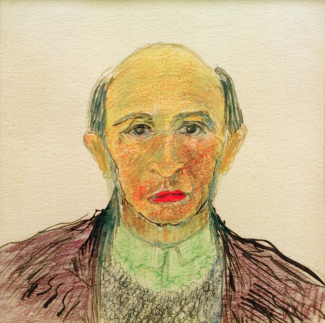 Zelfportret door Arnold Schönberg