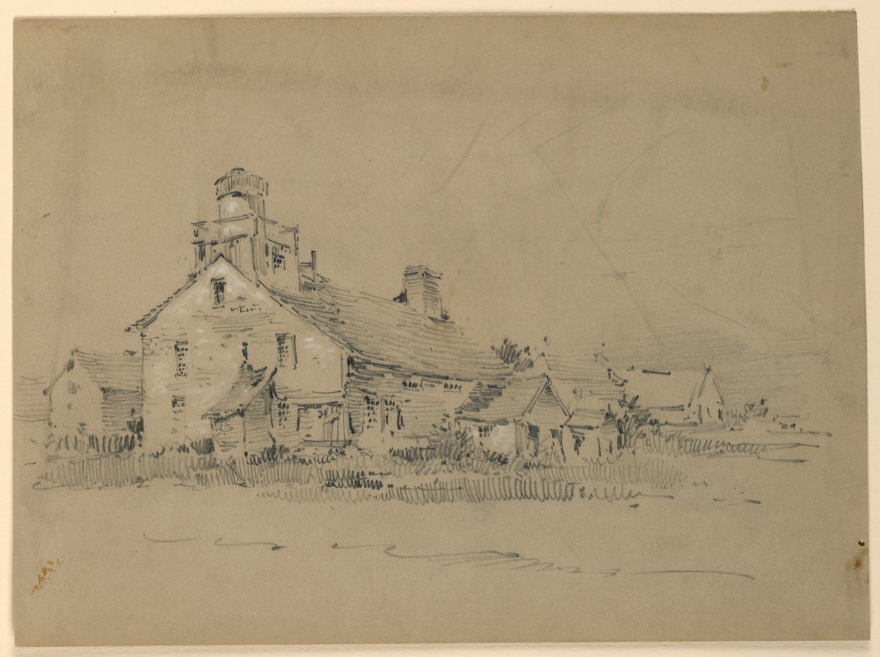 Boerderij door Arnold William Brunner