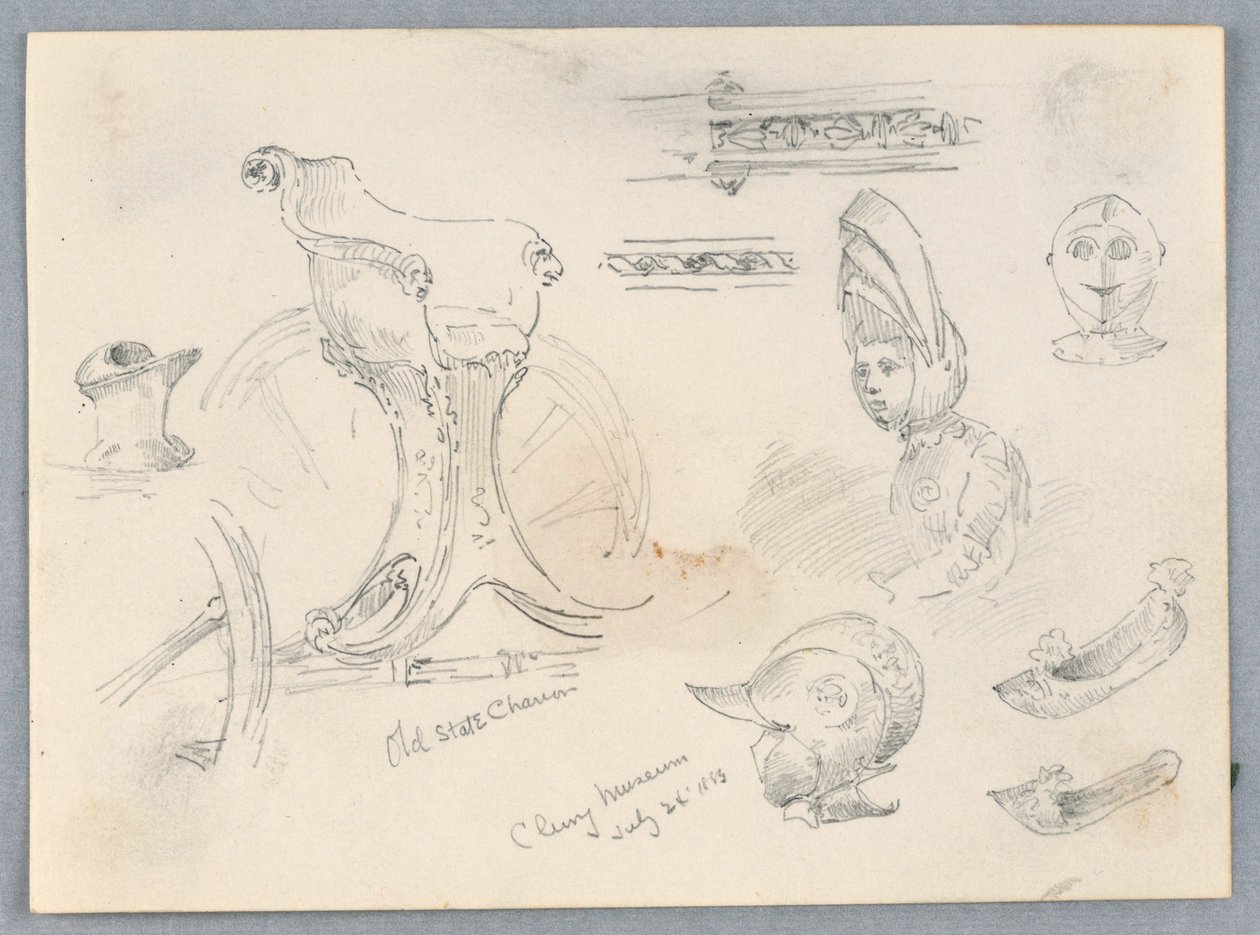 Musée de Cluny, Parijs door Arnold William Brunner