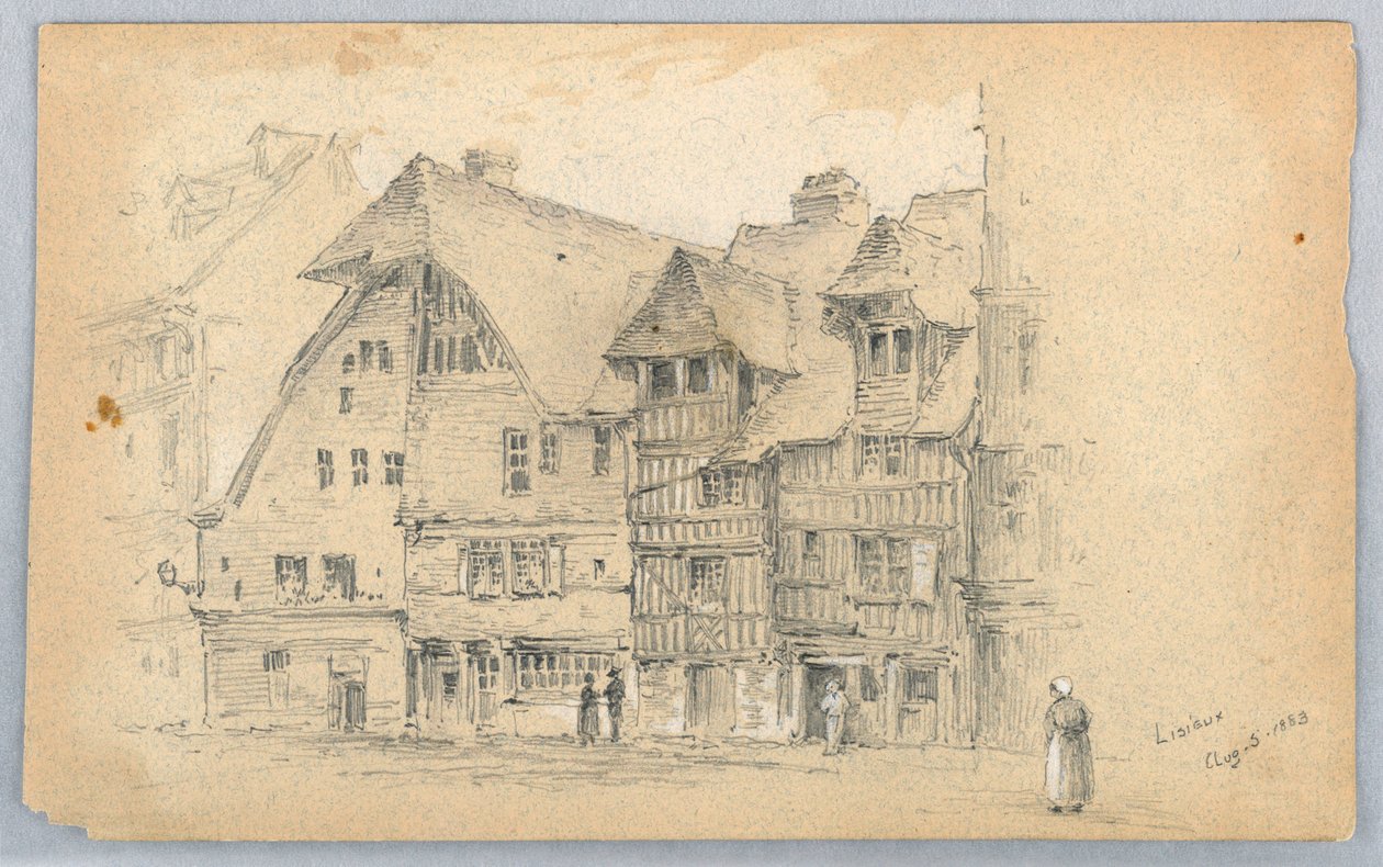 Schets van Lisieux door Arnold William Brunner