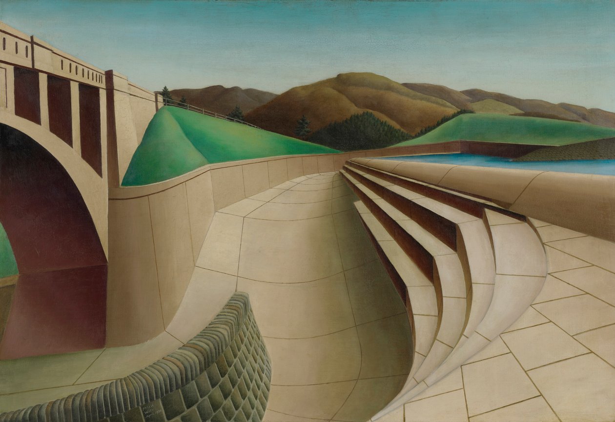 Amerikaans landschap door Arnold Wiltz