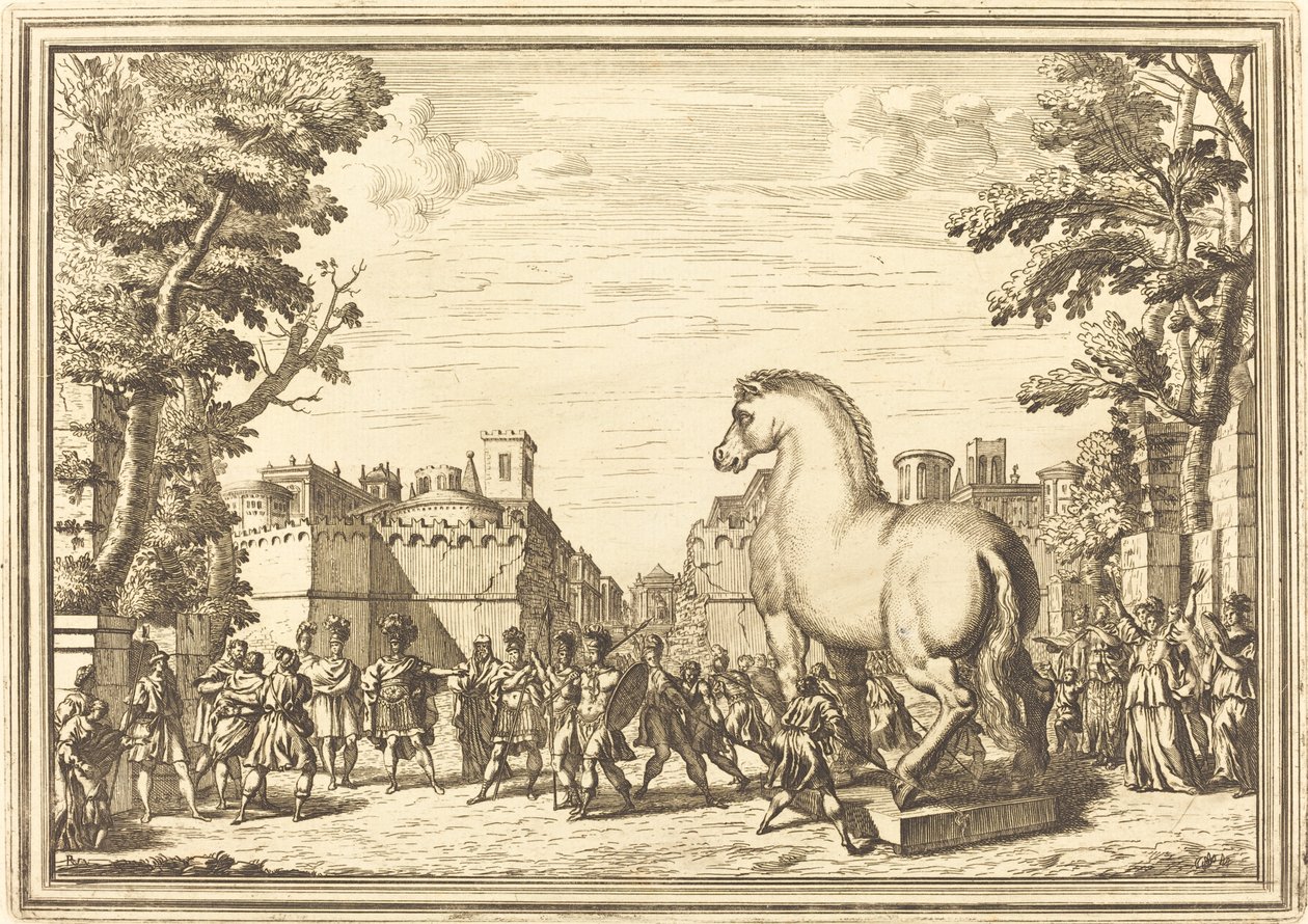 Il Greco in Troia: Plaat 4 door Arnold von Westerhout