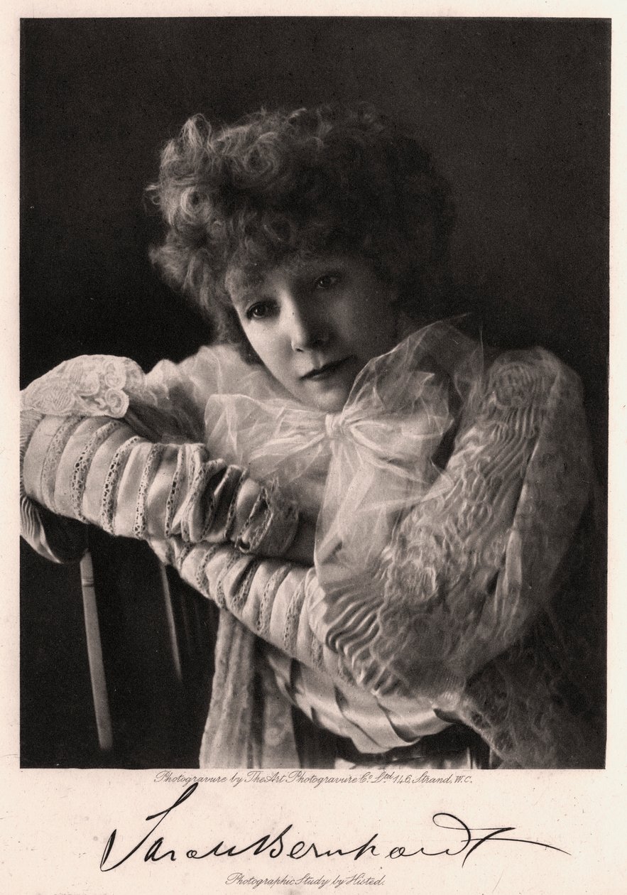 Sarah Bernhardt, Franse actrice, 1901 door Art Photogravure Co