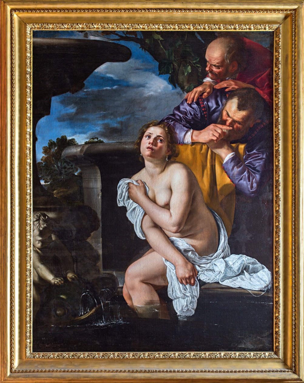 Susanna en de ouderlingen, 1622 door Artemisia Gentileschi