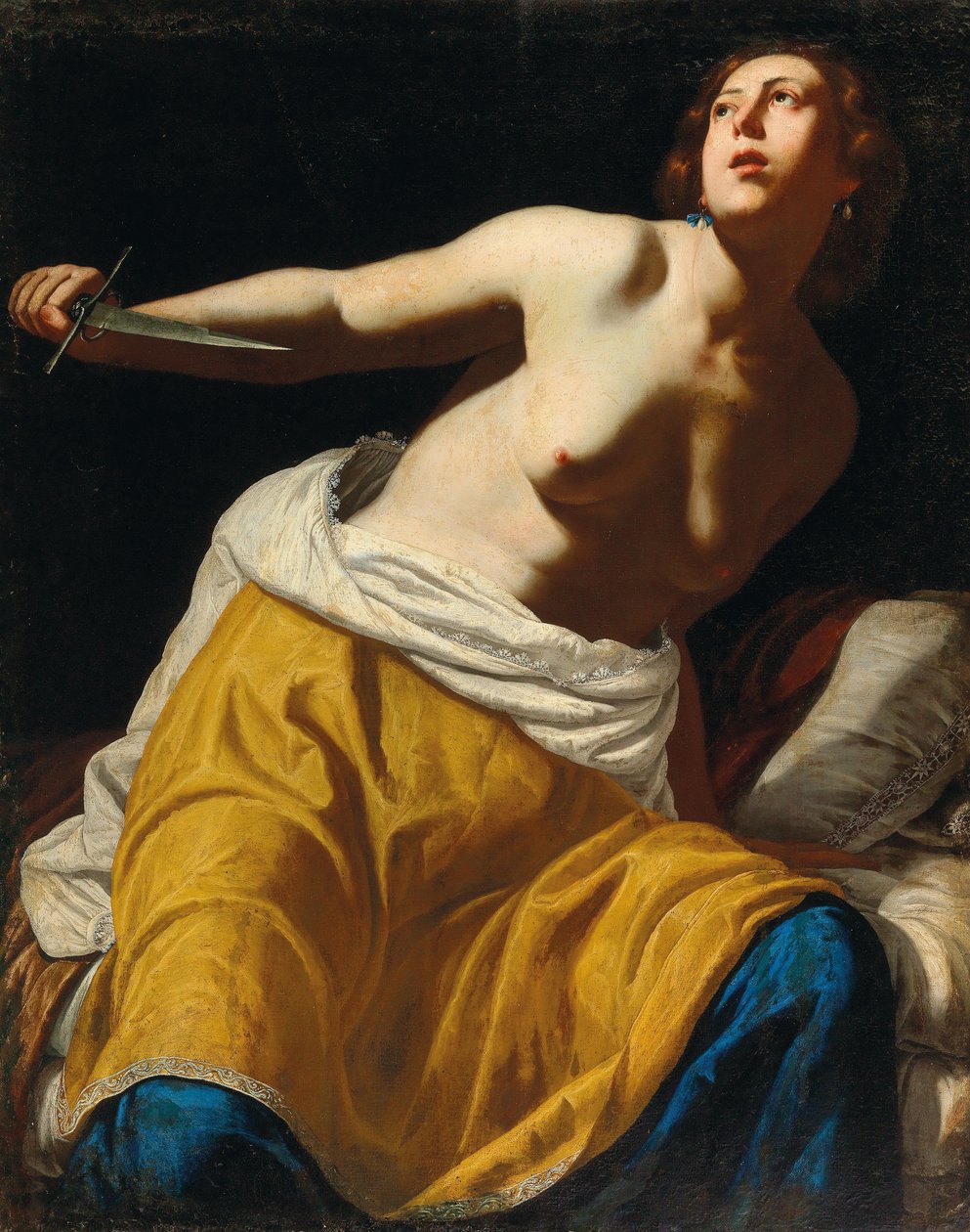 Lucretia, ca. 1640-1645 door Artemisia Gentileschi