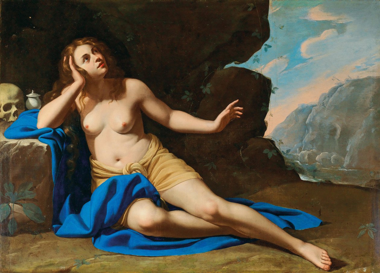 Sint Maria Magdalena in extase, 1640s door Artemisia Gentileschi