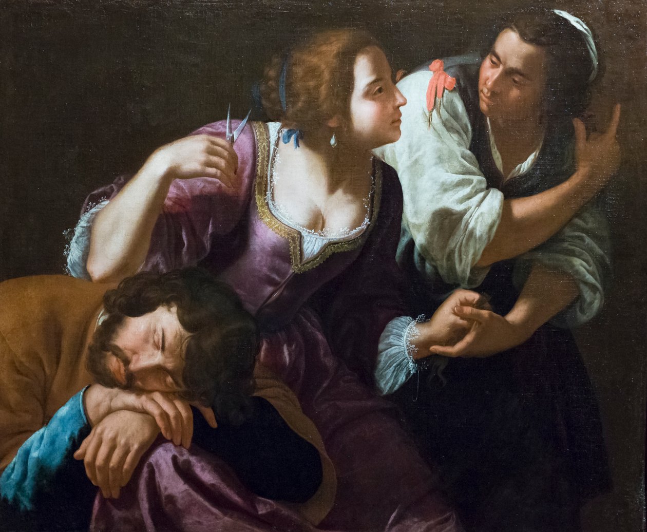 Samson en Delila door Artemisia Gentileschi