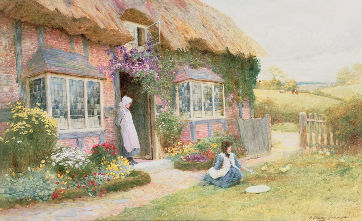 Vredige Middag door Arthur Claude Strachan