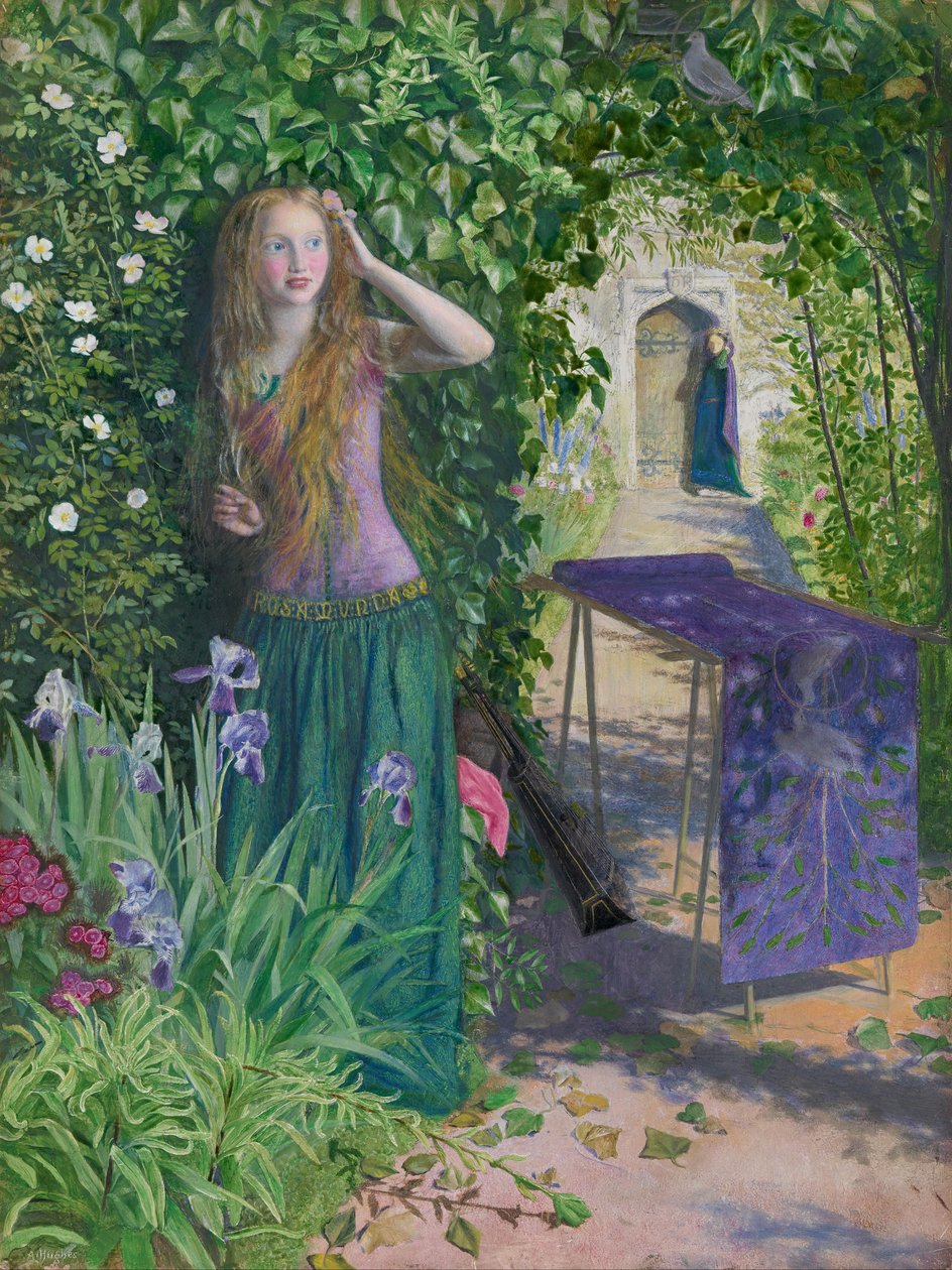 Schone Rosamund door Arthur Hughes