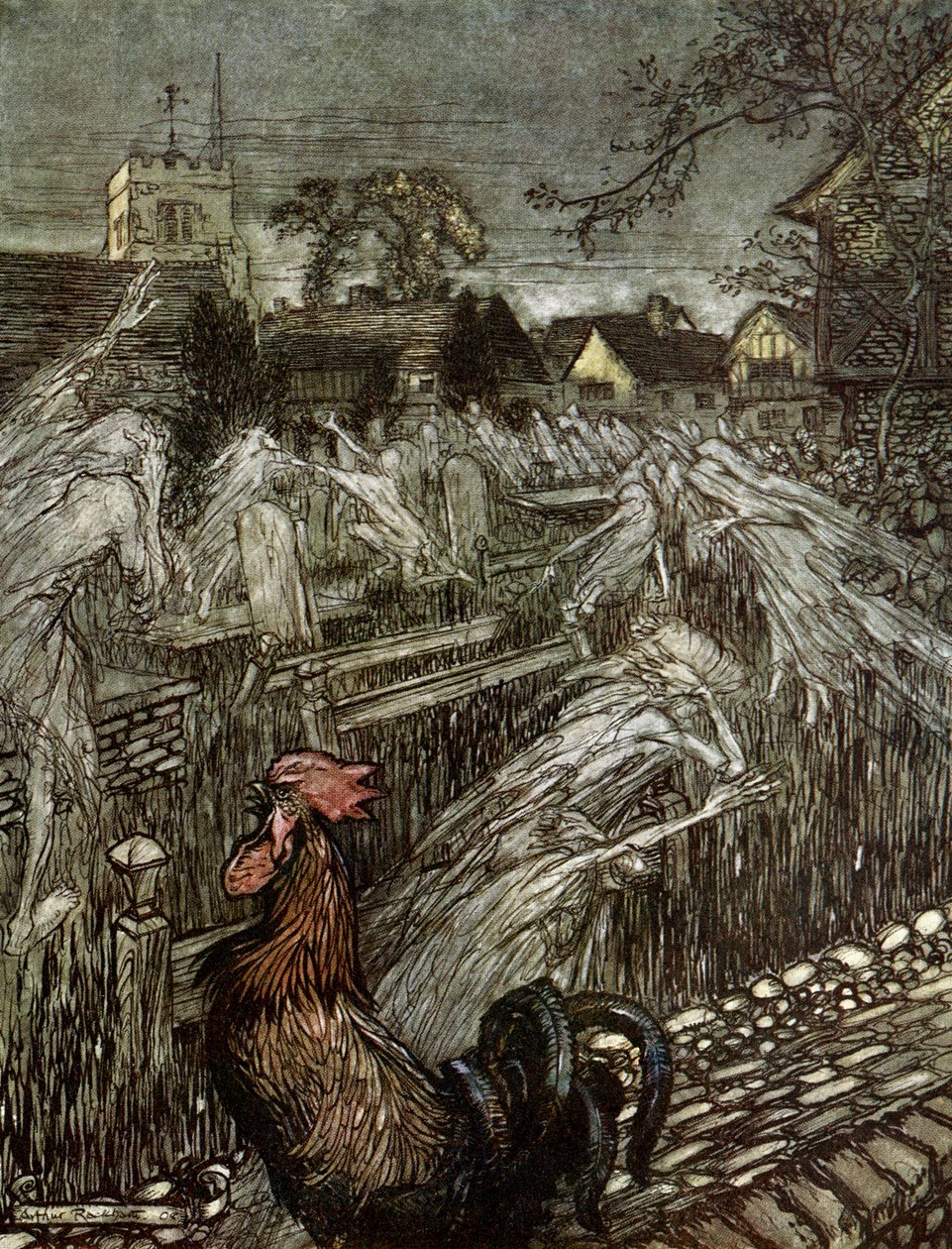 Een Midzomernachtsdroom door Arthur Rackham