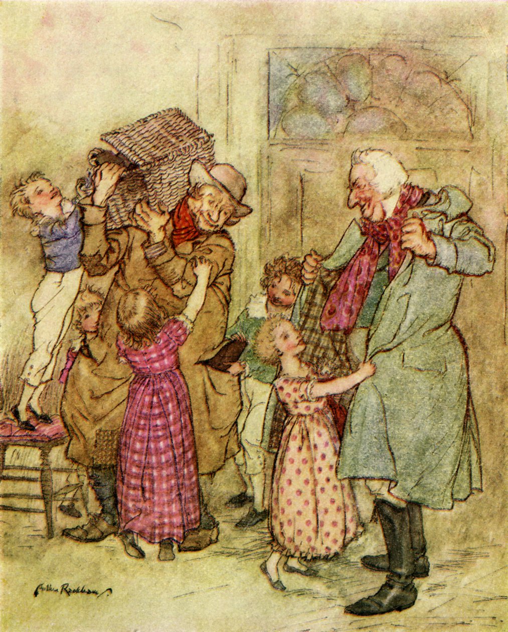 Een kerstlied van Charles Dickens door Arthur Rackham