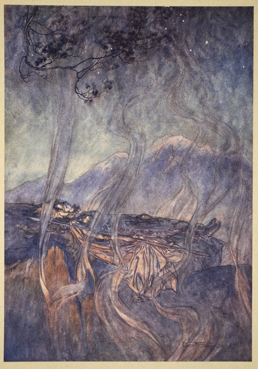 De Slaap van Brunnhilde, illustratie uit 