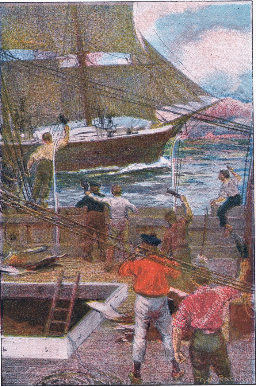 We gaven drie lange luide juichen door Arthur Rackham