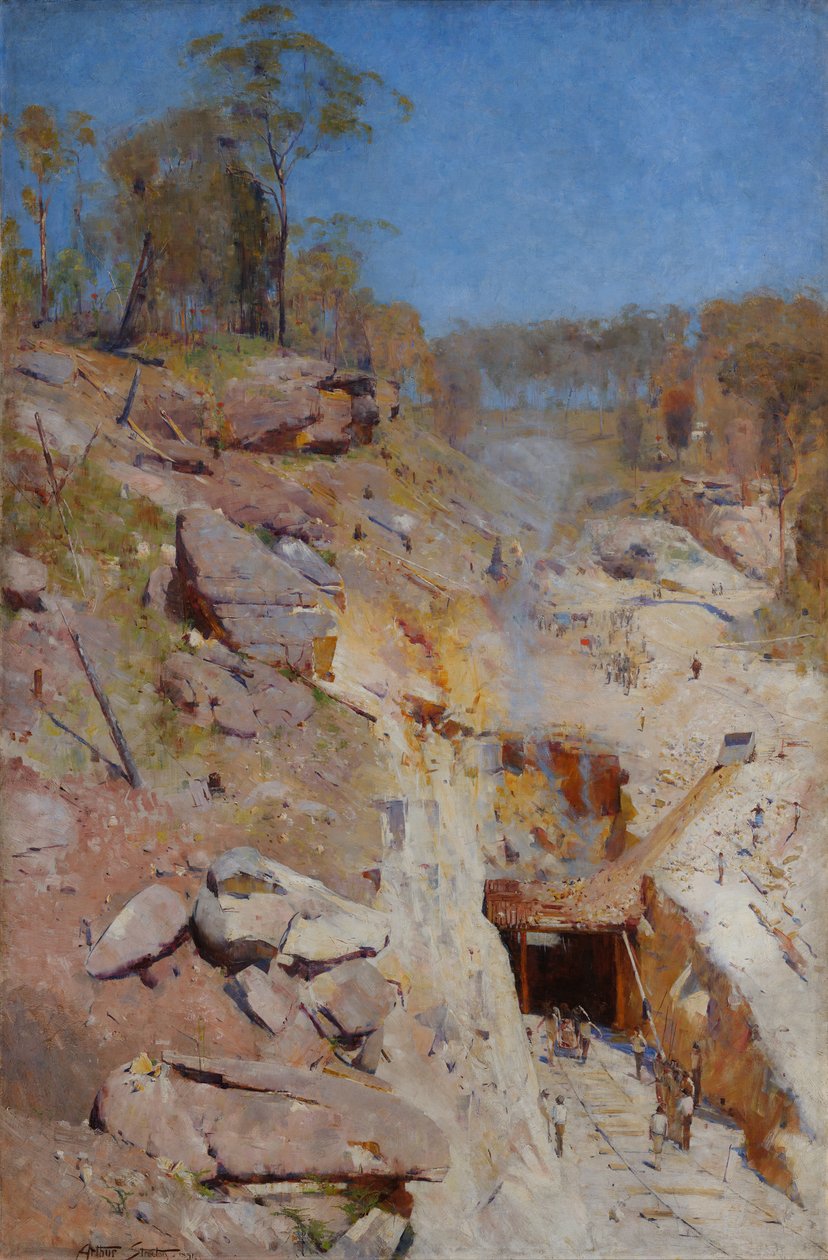 Vuur is aan door Arthur Streeton
