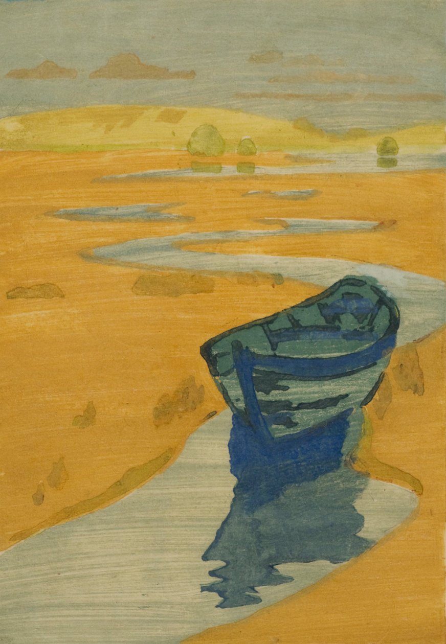 Het wrak (De verloren boot) door Arthur Wesley Dow