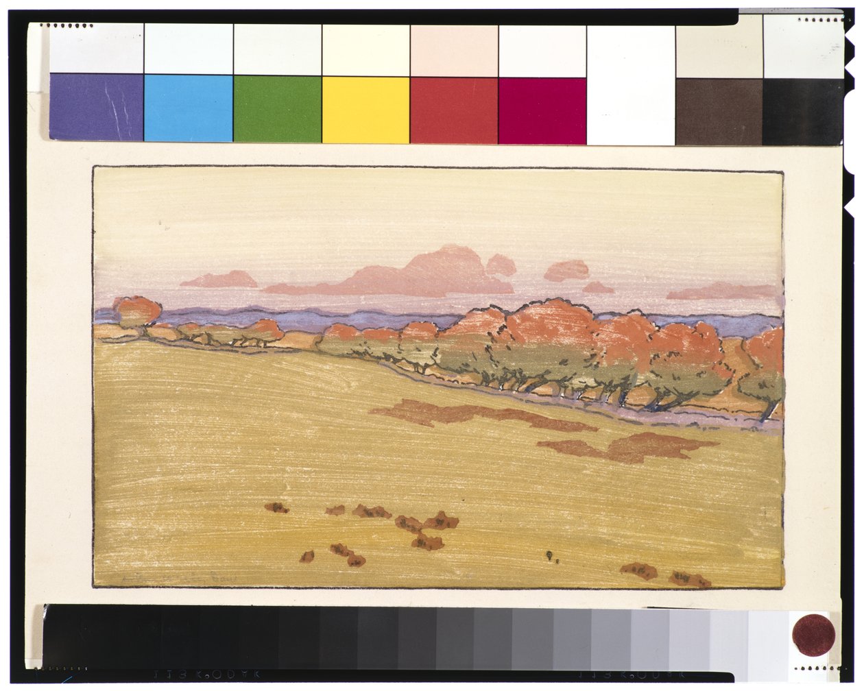 Wilgen in bloei door Arthur Wesley Dow