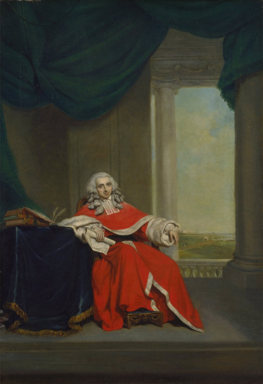 Sir Robert Chambers door Arthur Devis