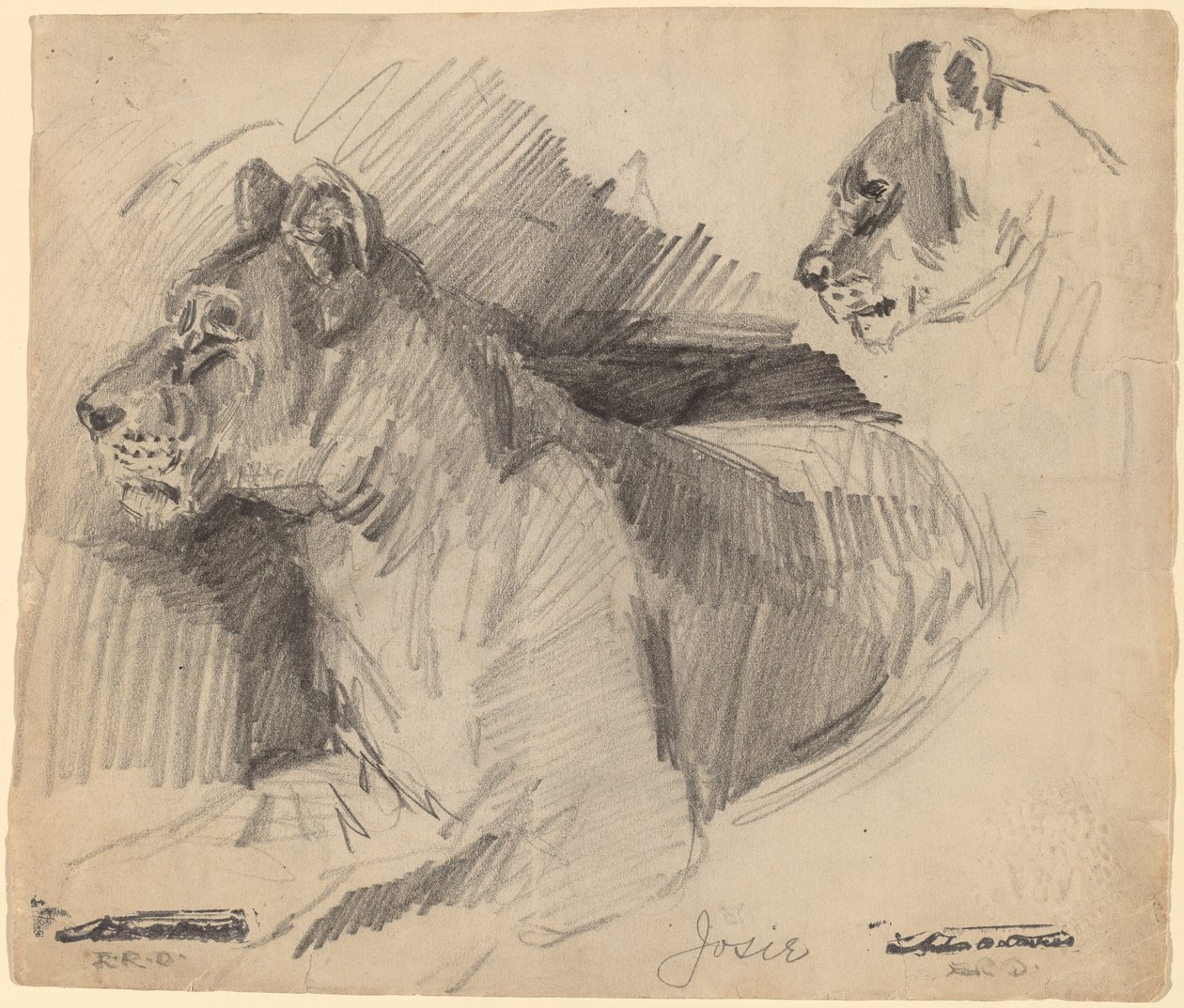 Josie door Arthur B. Davies