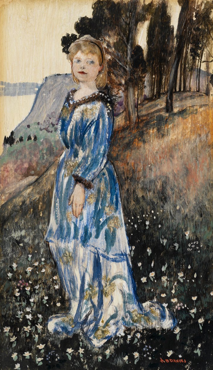 Flora door Arthur Bowen Davies