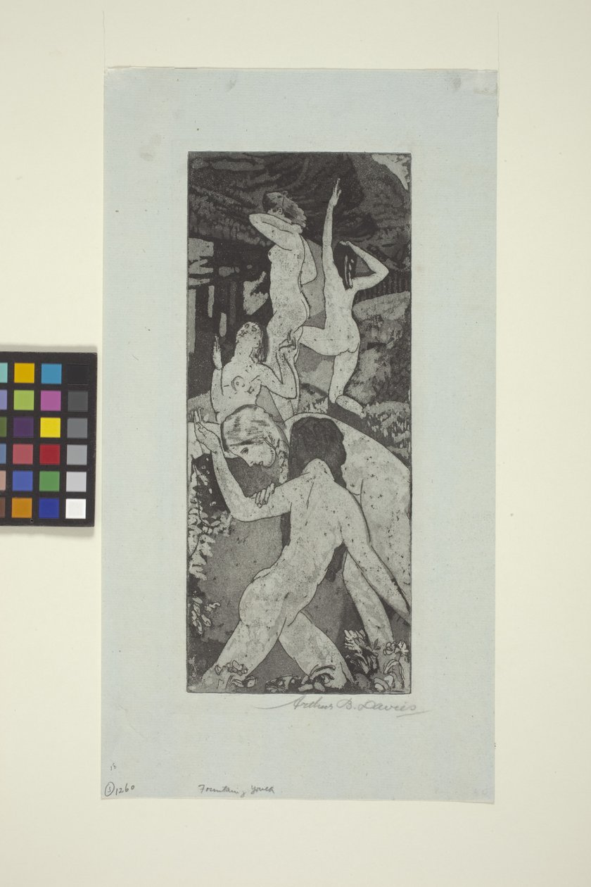 Fontein van de jeugd door Arthur Bowen Davies