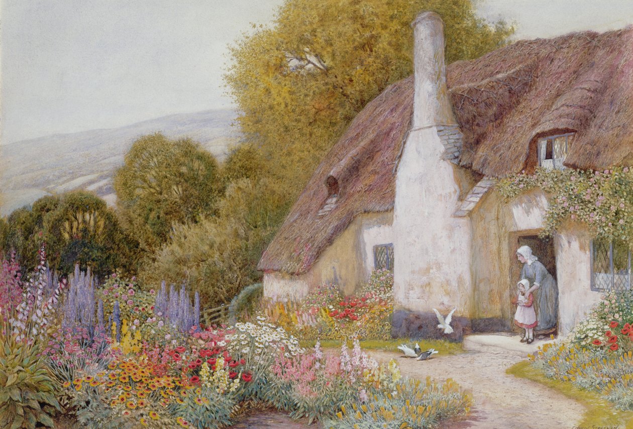 Bij Dunster door Arthur Claude Strachan
