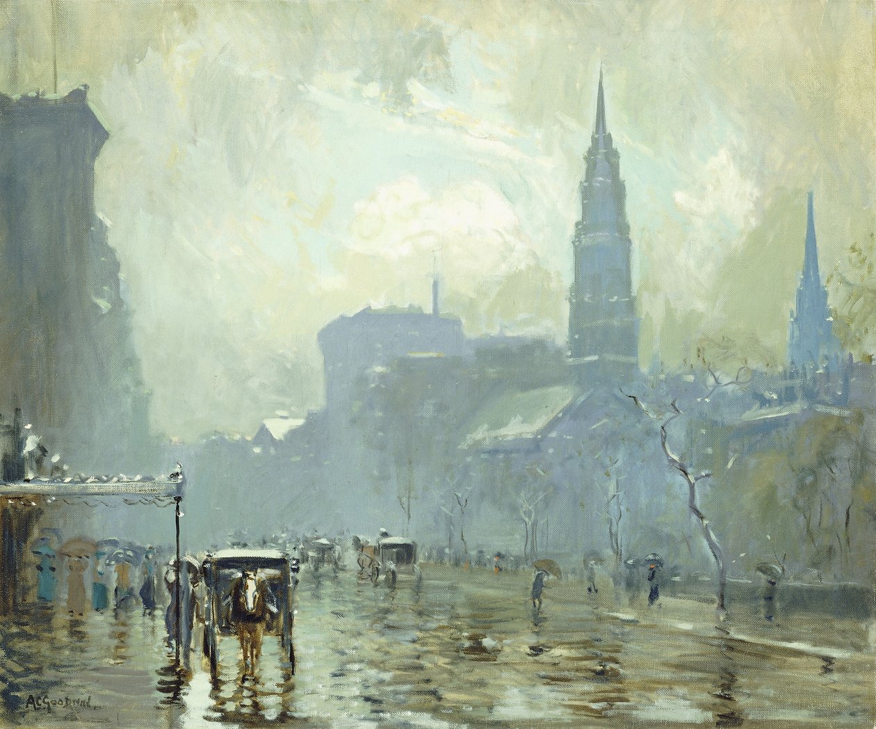 Vijfde Avenue door Arthur Clifton Goodwin