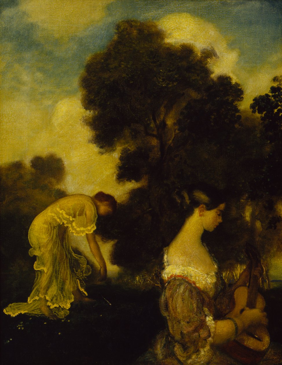 Avondlied, ca. 1898 door Arthur Davies