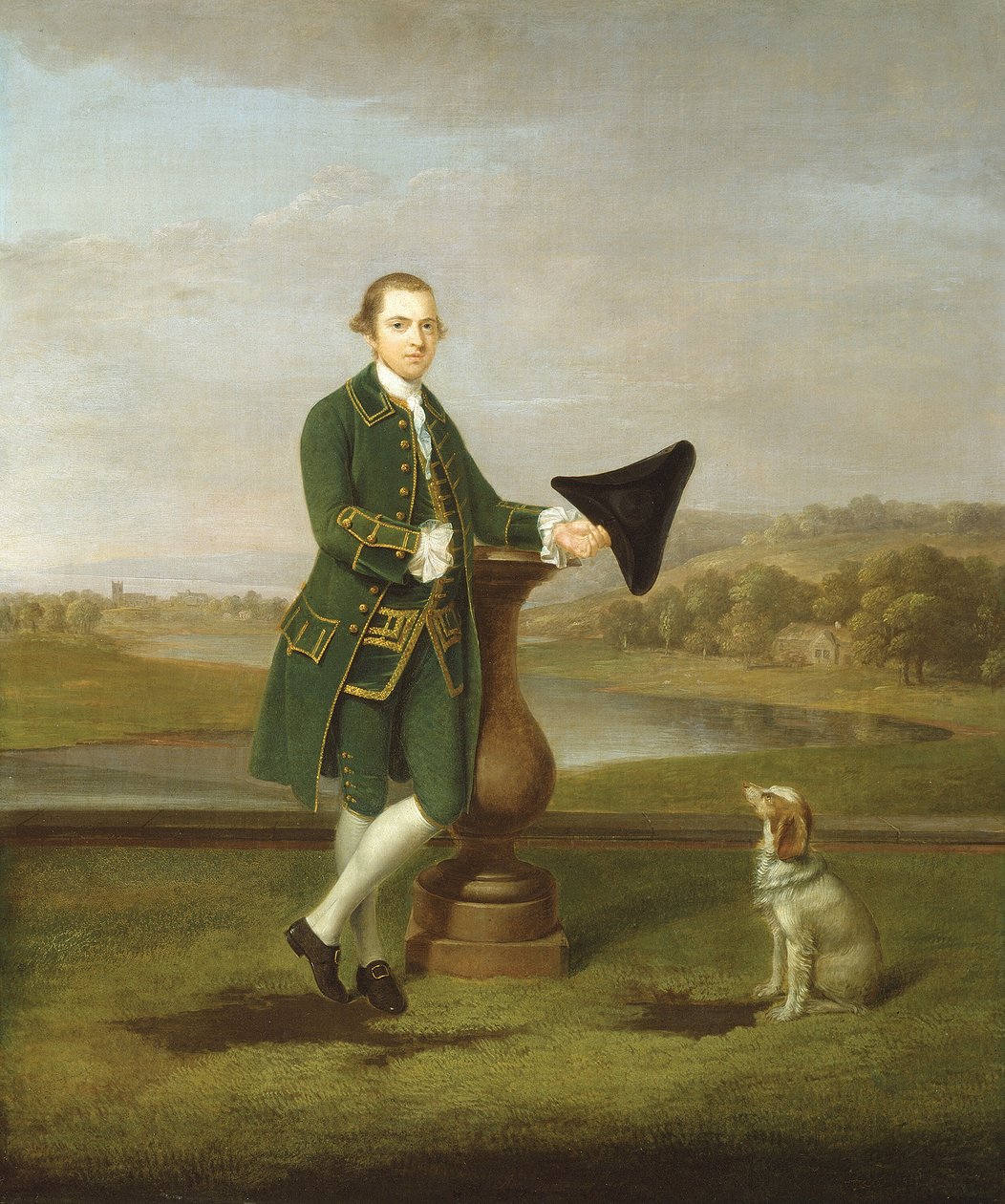 Portret van een man, 1763 door Arthur Devis