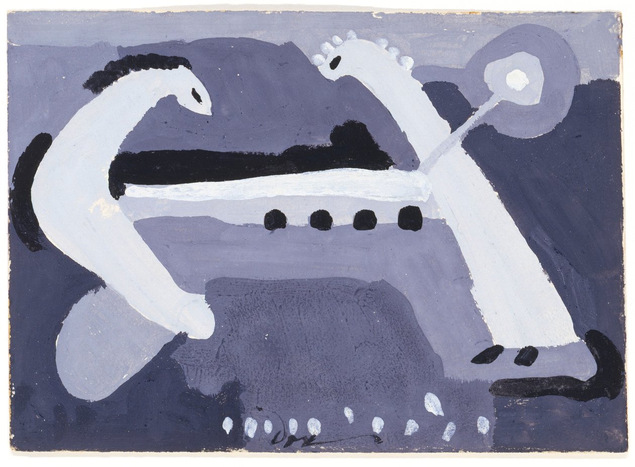 Zwart-wit door Arthur Dove