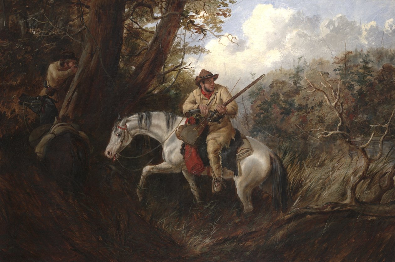 Amerikaans grensleven, 1852 door Arthur Fitzwilliam Tait