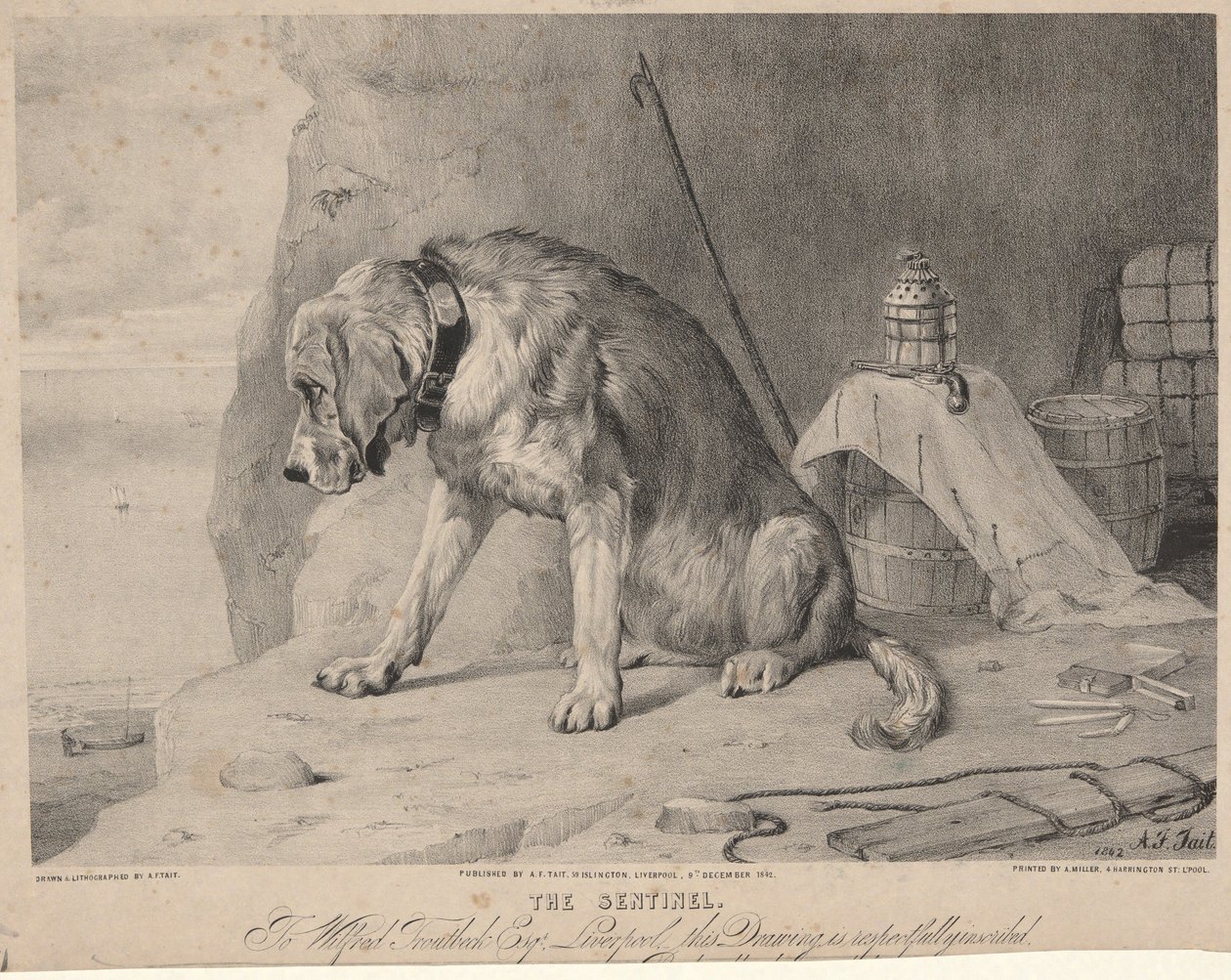 De Wacht door Arthur Fitzwilliam Tait