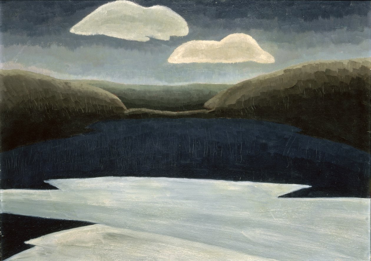 IJs en wolken door Arthur Garfield Dove