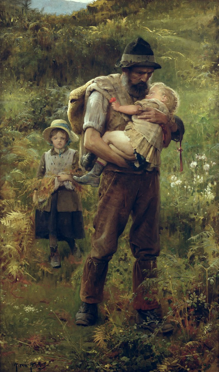 Een zware last door Arthur Hacker