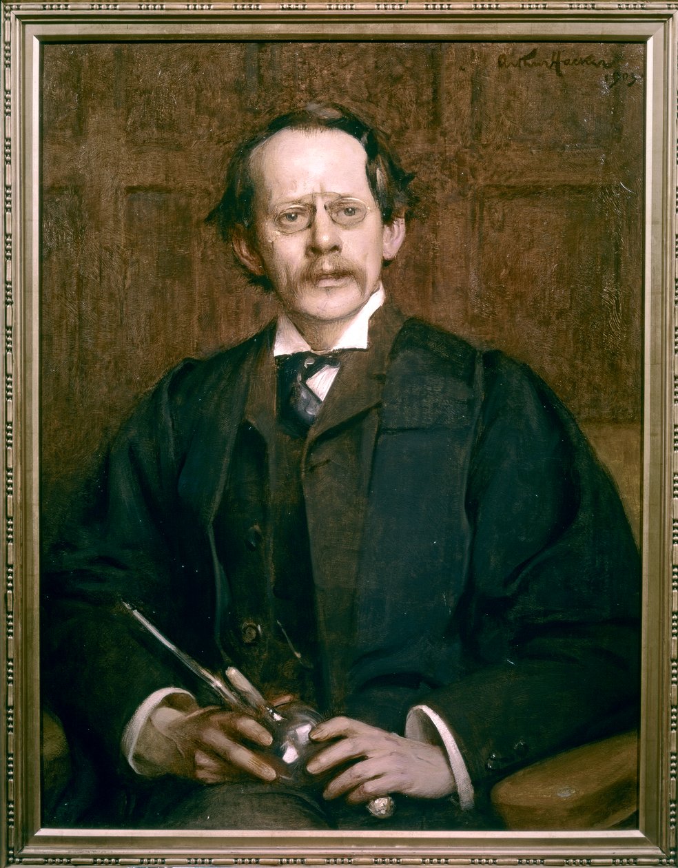 Portret van Sir Joseph John Thomson door Arthur Hacker