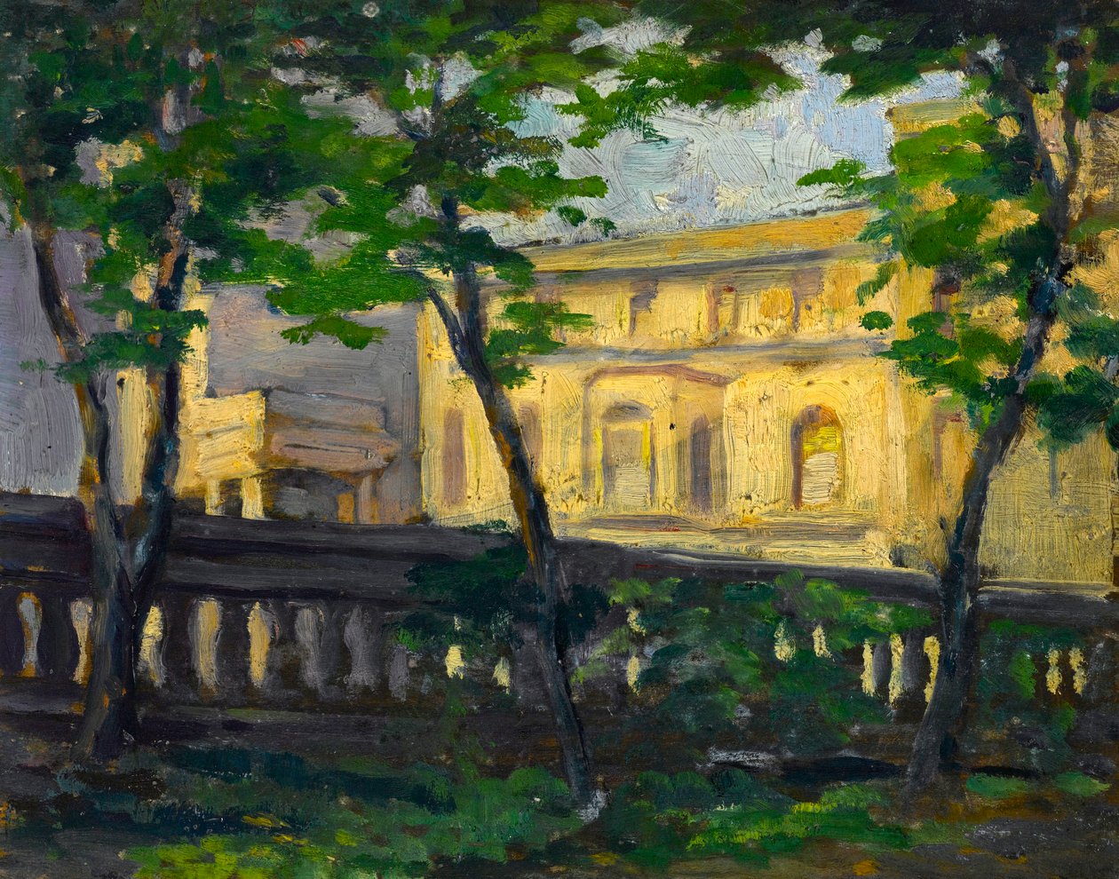 Uitzicht vanaf Carlton House Terrace door Arthur Haythorne Studd
