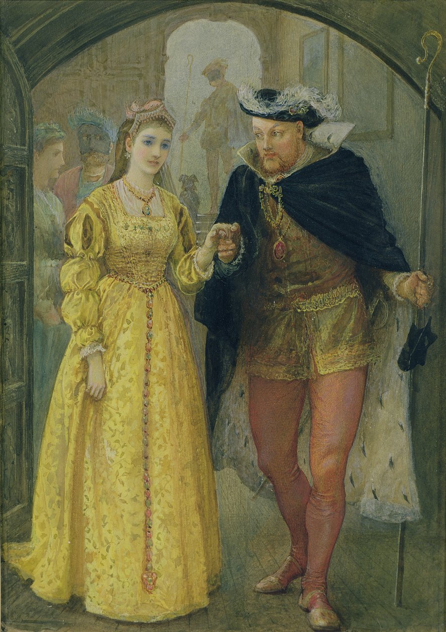 Hendrik VIII en Anne Boleyn door Arthur Hopkins