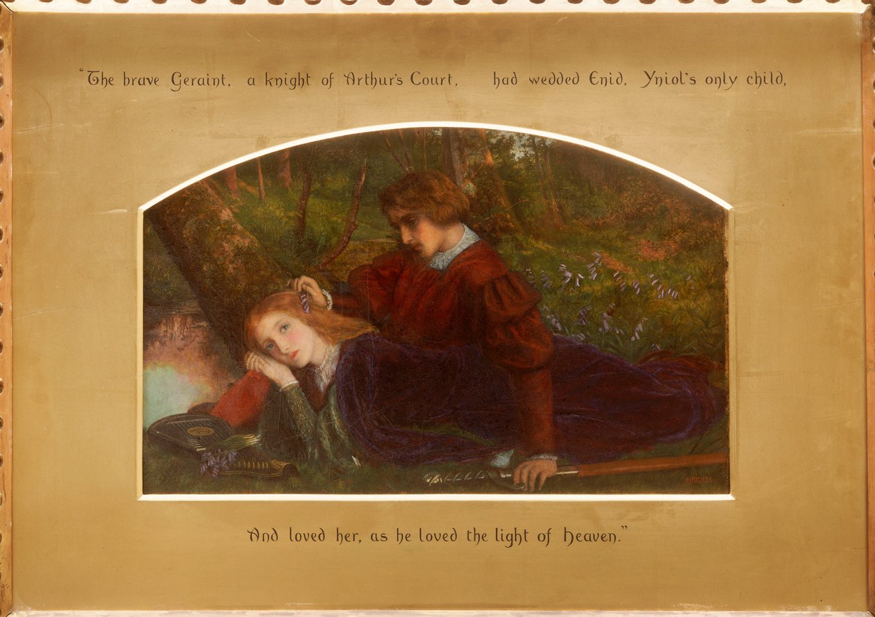 Enid en Geraint door Arthur Hughes