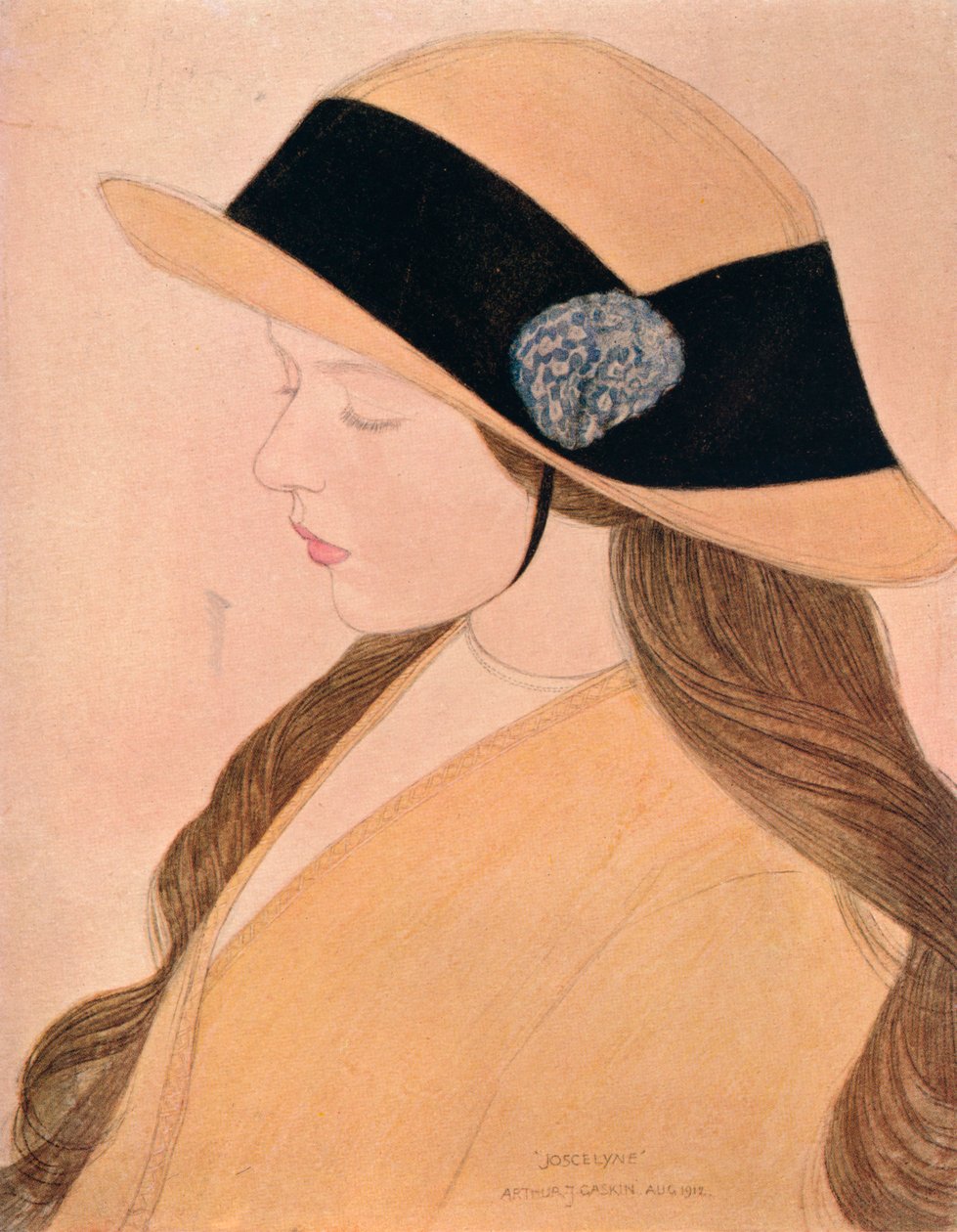 Joscelyne, 1912 door Arthur Joseph Gaskin
