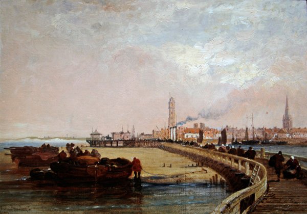 Bij de dokken: Calais door Arthur Joseph Meadows