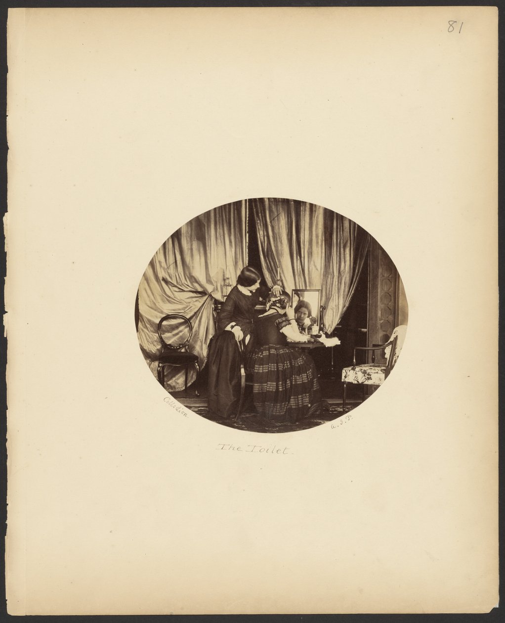 Het toilet door Arthur Julius Pollock