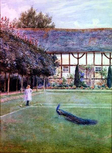 Op het croquetveld door Arthur L. Hewlett