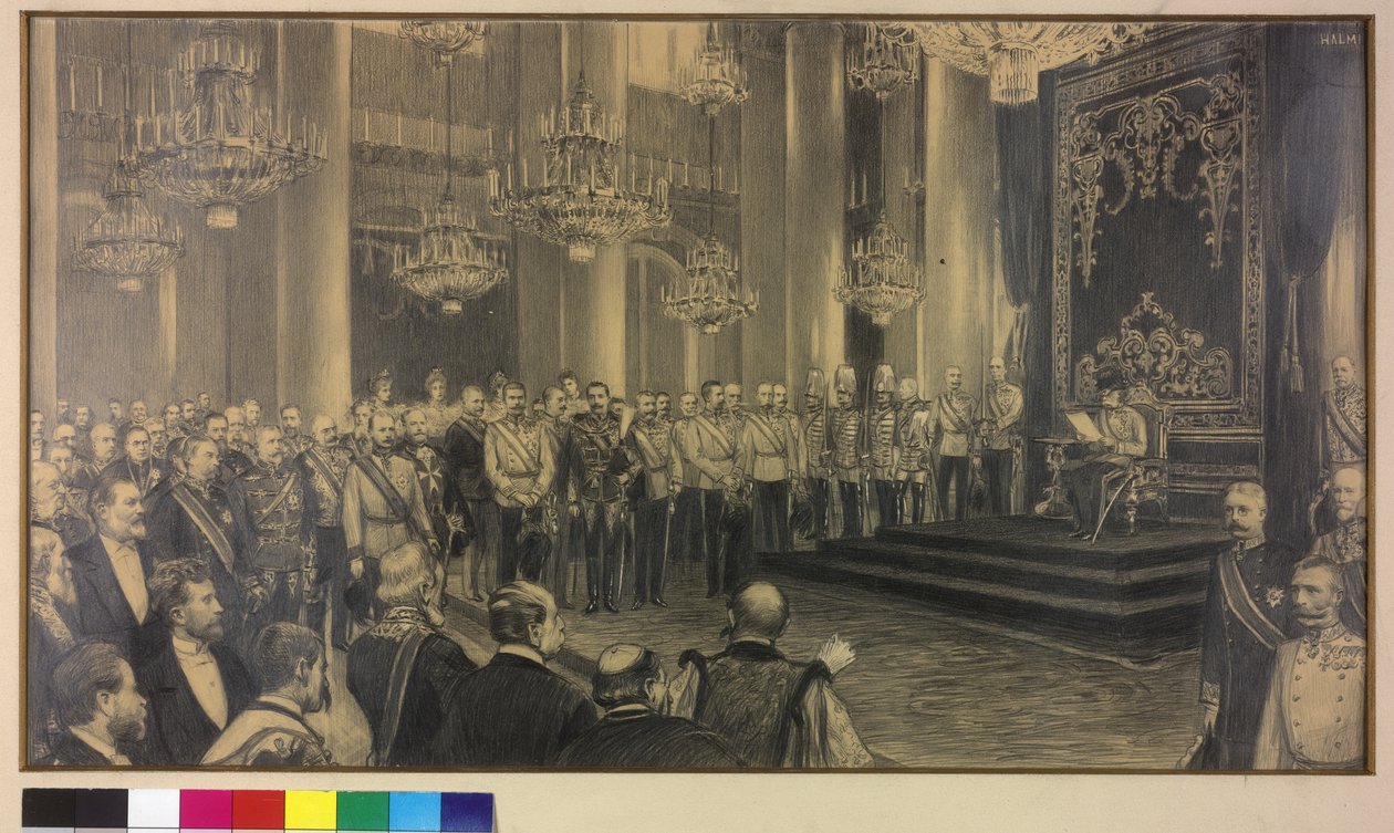 Keizer Franz Joseph I door Arthur Lajos Halmi